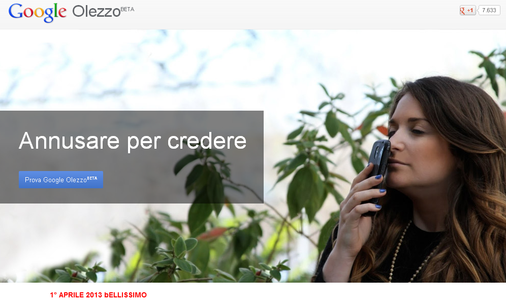 Google Olezzo BETA