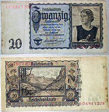 220px-20_Deutschmark_note_3rd_Reich