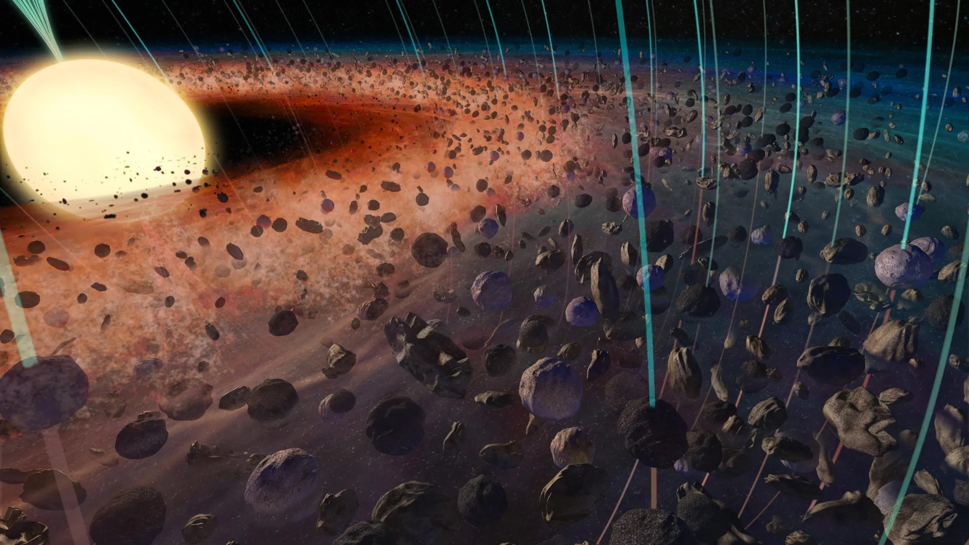 Un nuovo studio rivela che il magnetismo ha probabilmente giocato un ruolo nella formazione del sistema solare primordiale. "Si è a lungo ipotizzato che la gravità ne fosse la causa, ma le nostre misurazioni dimostrano che il magnetismo ha probabilmente avuto un ruolo", afferma Benjamin Weiss. Credito: Hernán Cañellas 