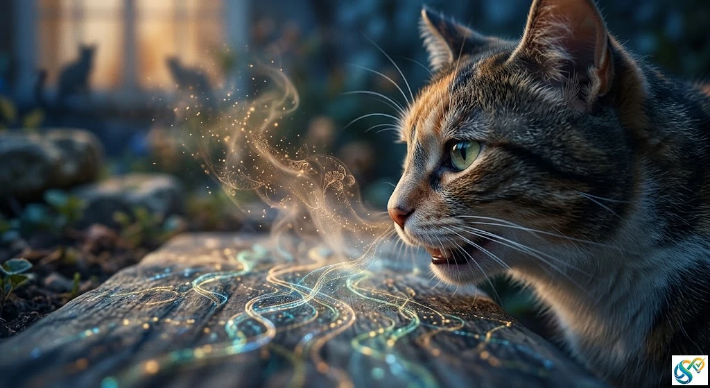 I gatti potrebbero riconoscersi a vicenda grazie a una "carta da visita" chimica sorprendentemente resistente, composta da 13 acidi grassi insoliti presenti nelle loro urine. Questi composti sembrano essere collegati a misteriose goccioline di grasso nei reni e potrebbero rappresentare un sistema di riconoscimento olfattivo condiviso da tutta la famiglia dei felini. 