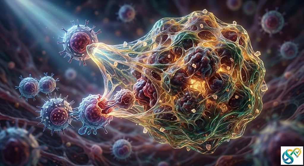 e cellule tumorali si nascondono dal sistema immunitario: costruiscono intorno a sé un rivestimento spesso e ricco di zuccheri. Un elevato livello di glicemia può rafforzare questo scudo protettivo in condizioni simili all'ambiente interno dei tumori, con la proteina HSF1 che svolge un ruolo chiave. Bloccare questo processo potrebbe rendere le cellule tumorali più facilmente riconoscibili e distrutte dal sistema immunitario.