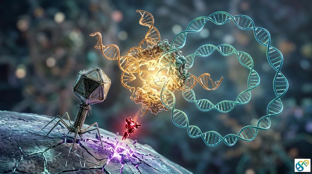 Gli scienziati hanno scoperto uno strano sistema di difesa batterico che funziona in modo quasi completamente inverso rispetto a qualsiasi altro sistema osservato finora. A differenza dei tipici sistemi immunitari batterici che tengono sotto controllo una tossina letale fino all'attacco di un virus, questo insolito meccanismo attende l'inizio dell'infezione prima di produrre il DNA che attiva la sua arma letale. Il batterio infetto si autodistrugge, impedendo al virus di moltiplicarsi e diffondersi alle cellule vicine.