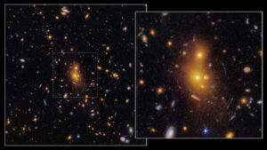 Il telescopio spaziale James Webb svela un ammasso di galassie gigante nell’universo antico